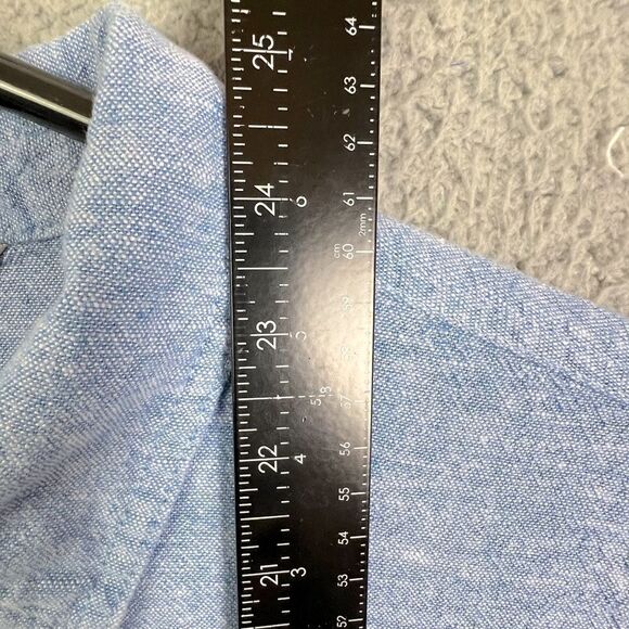 ORVIS WOMENS BUTTON DOWN SHIRT BLUE SIZE M - Picture 6 of 10